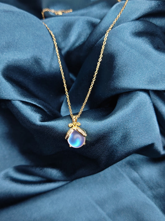 Golden Firefly Necklace
