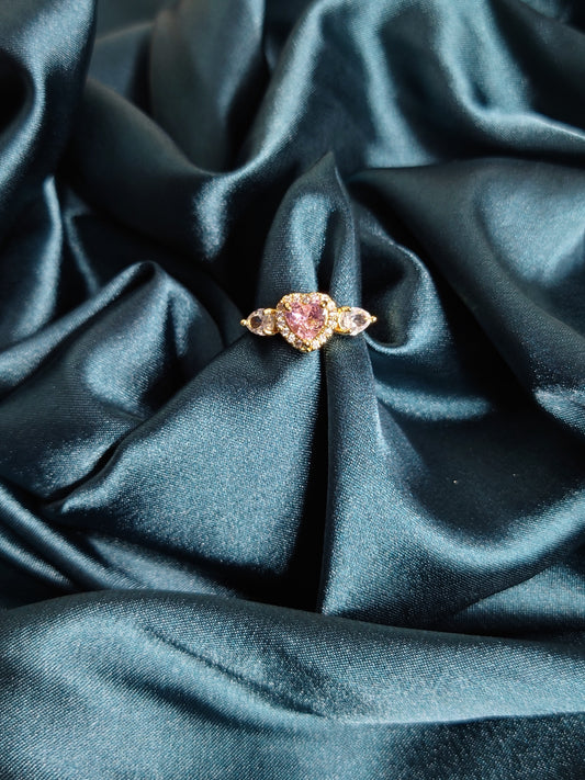 Pink Heart Ring