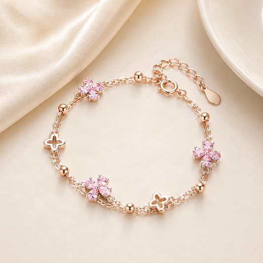 Four-Leaf Clover Bracelet