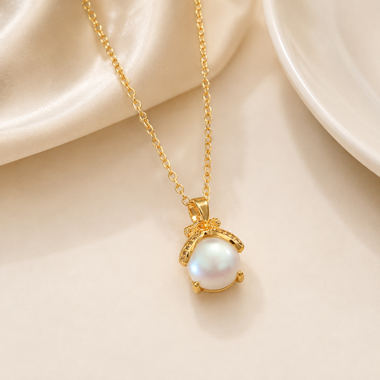 Golden Firefly Necklace