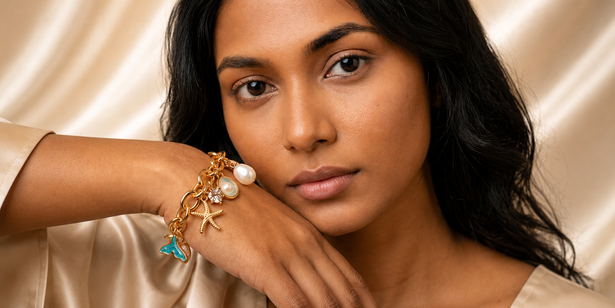 Alloy Starfish Bracelet